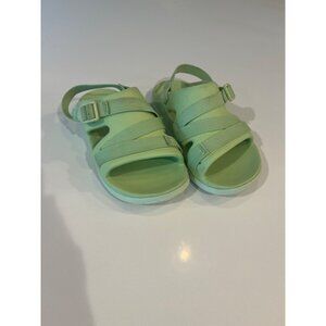 Chaco Kids Green Adjustable Strap Sandals US 3 Junior Lightweight Durable Outdoo